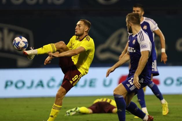 Zagreb, 24.08.2023. - Stadion Maksimir, UEFA Europa League, Play-offs, 1st leg. GNK Dinamo Zagreb - Sparta Praha 3:1. Jan Kuchta (9g) 