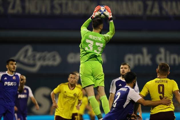Zagreb, 24.08.2023. - Stadion Maksimir, UEFA Europa League, Play-offs, 1st leg. GNK Dinamo Zagreb - Sparta Praha 3:1. Ivan Nevistic (33) 