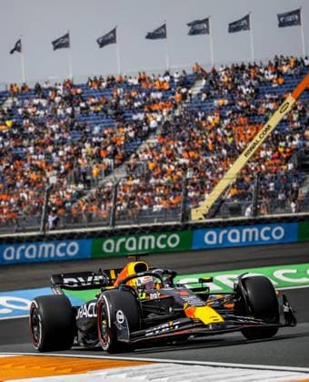 ZANDVOORT - Max Verstappen (Red Bull Racing) during the 1st free practice session ahead of the F1 Grand Prix of the Netherlands at Circuit Zandvoort on August 24, 2023 in Zandvoort, Netherlands. ANP REMKO DE WAAL F1 Grand Prix of The Netherlands 2023 24 xVIxANPxSportx xxANPxIVx 476266179 originalFilename: 476266179.jpg
