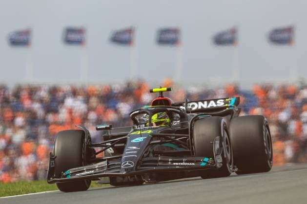 FORMULA 1 HEINEKEN DUTCH GRAND PRIX 2023 Lewis Hamilton 44 (GBR), Mercedes AMG Petronas W14 P1 during the FORMULA 1 HEINEKEN DUTCH GP at CM.com Circuit Zandvoort, Zandvoort, Netherlands on 25 August 2023 Editorial Use Only Copyright: xIMAGO EveryxSecondxMediax ESM-0785-0005