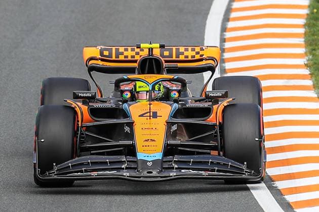 FORMULA 1 HEINEKEN DUTCH GRAND PRIX 2023 Lando Norris 4 (GBR), McLaren MCL60 during the FORMULA 1 HEINEKEN DUTCH GP at CM.com Circuit Zandvoort, Zandvoort, Netherlands on 25 August 2023 Editorial Use Only Copyright: xIMAGO EveryxSecondxMediax ESM-0785-0010