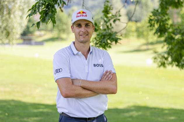 Golf, photo shoot with Matthias Schwab in the market town of Haus in Austria