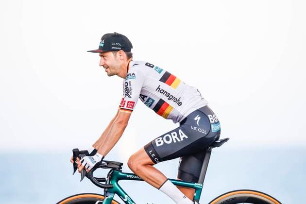 78th Tour Of Spain - Team Presentations 2023 Emanuel Buchmann of Bora Hansgrohe during the La Vuelta 23 Team Presentation of the 78th Tour of Spain 2023. on August 24, 2023 in Barcelona, Spain. Barcelona Barcelona Spain  Copyright: xGongorax originalFilename:bonilla-lavuelta230824_npx8k.jpg