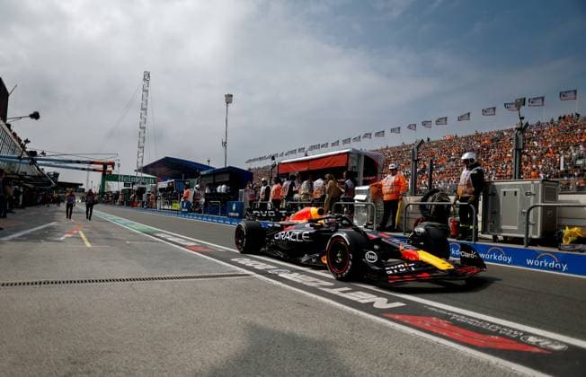 1 Max Verstappen NLD, Oracle Red Bull Racing , F1 Grand Prix of the Netherlands at Circuit Zandvoort on August 25, 2023 in Zandvoort, Netherlands Photo by HOCH ZWEI Zandvoort Netherlands