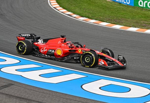 25th August 2023; Circuit Zandvoort, Zandvoort, North Holland, Netherlands; Formula 1 Heineken Dutch Grand Prix 2023; Free Practice Day; Charles Leclerc (MON) in the Scuderia Ferrari  ActionPlus12546625 GodfreyxPitt