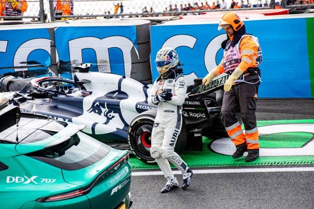 Formula 1 GP Holland Zandvoort Friday, 25 08 2023 Accident between Daniel Ricciardo and Oscar Piastri in FP2 Formula 1 GP Holland Zandvoort Friday, 25 08 2023 Copyright: xBEAUTIFULxSPORTS Erlhofx