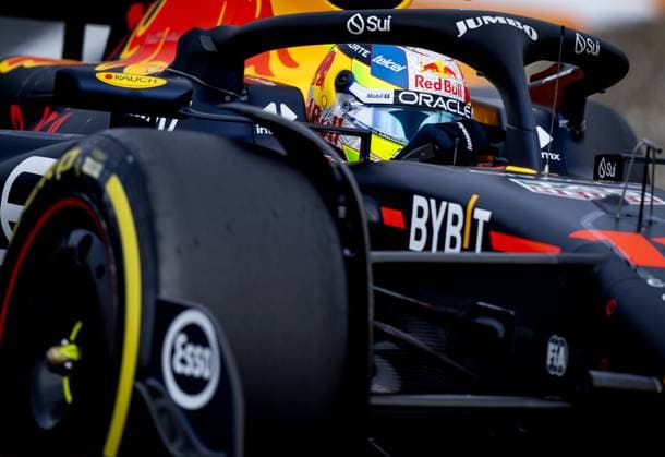 ZANDVOORT - Sergio Perez (Red Bull Racing) during 2nd Free Practice ahead of the F1 Grand Prix of the Netherlands at Circuit Zandvoort on August 25, 2023 in Zandvoort, Netherlands. ANP KOEN VAN WEEL F1 Grand Prix of The Netherlands 2023 24 xVIxANPxSportx xxANPxIVx 476281985 originalFilename: 476281985.jpg