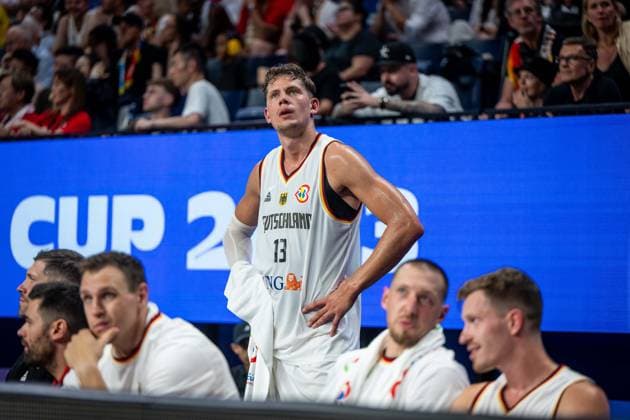 Basketball Okinawa 25 08 2023 FIBA Basketball World Cup 2023 World Championship Men Preliminary Round Germany GER Japan JPN Moritz Wagner Germany, No 13