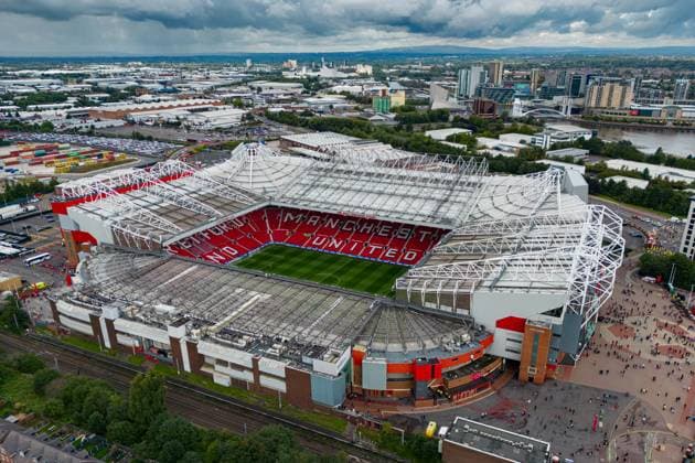 Football - FA Premier League - Manchester United, ManU FC v Nottingham Forest FC MANCHESTER, ENGLAND - Saturday, August 26, 2023: A general view of Old Trafford ahead the FA Premier League match between Manchester United FC and Nottingham Forest FC at Old Trafford. MANCHESTER Old Trafford GREATER MANCHESTER ENGLAND  Copyright: xDavidxRawcliffex P2023-08-26-Man_Utd_Forest-3