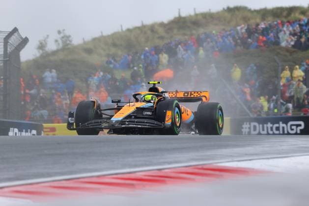 4 Lando Norris GBR, Mclaren F1 Team, 04 , Free Practice 3, FP3, Dutch Grand Prix, Motorsport, Formula 1, 2023 season, 26 08 2023 NLD, Formula 1, CM Circuit Zandvoort, 26 08 2023 Zandvoort Copyright: xEibner-Pressefoto Grafx EP_AGF