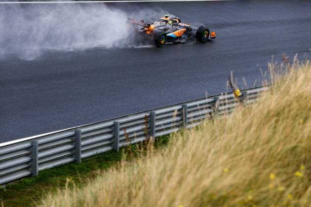4 Lando Norris GBR, McLaren F1 Team , F1 Grand Prix of the Netherlands at Circuit Zandvoort on August 26, 2023 in Zandvoort, Netherlands Photo by HOCH ZWEI Zandvoort Netherlands