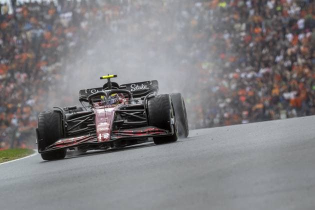 Zandvoort - 26-08-2023, Circuit Zandvoort, Zhou Guanyu at the Formula 1 Netherlands Grand Prix 2023 Saturday Formula 1 Netherlands Grand Prix 2023 SaturdaySaturday  x22074189x Copyright: