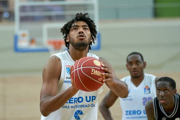 Kostja Mushidi MBC, 11 , Syntainics MBC BG Goettingen, test game, basketball, Bundesliga, men, season 2023 24, 26 08 2023, Halle SWH Arena Sachsen Anhalt Germany