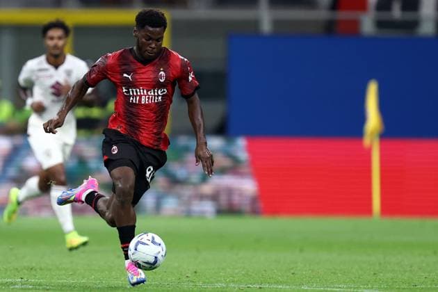 Ac Milan - Torino Fc Yunus Musah of Ac Milan during the Serie A match beetween Ac Milan and Torino Fc at Stadio Giuseppe Meazza on August 26, 2023 in Milano, Italy . Milano Stadio Giuseppe Meazza Italy Copyright: xMarcoxCanonierox