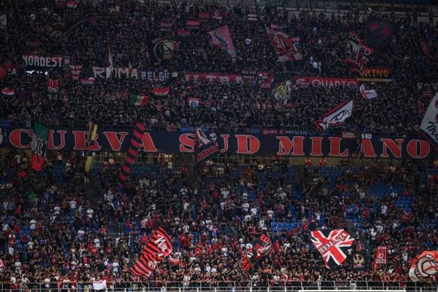 Italian soccer Serie A match - AC Milan vs Torino FC MAc Milan Supporters Curva Sud Milano San Siro Stadium during AC Milan vs Torino FC, Italian soccer Serie A match in Milan, Italy, August 26 2023 Milan Italy  Copyright: xIPAxSport ABACAx BRIPASport20230827_365 IPAxSport ABACAx BRIPASport20230827_365