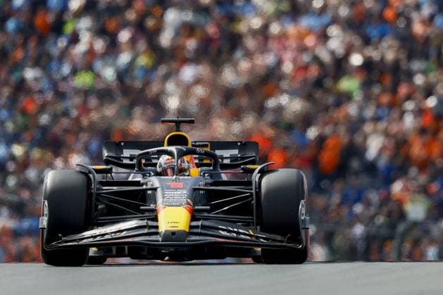 ZANDVOORT - Max Verstappen (Red Bull Racing) during the F1 Grand Prix of the Netherlands at Circuit Zandvoort on August 27, 2023 in Zandvoort, Netherlands. ANP KOEN VAN WEEL F1 Grand Prix of The Netherlands 2023 24 xVIxANPxSportx xxANPxIVx 476446513 originalFilename: 476446513.jpg