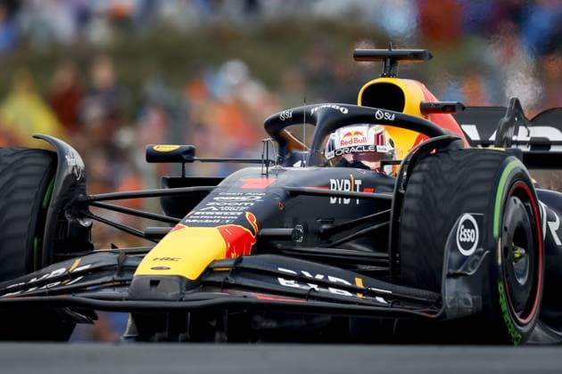 ZANDVOORT - Max Verstappen (Red Bull Racing) during the F1 Grand Prix of the Netherlands at Circuit Zandvoort on August 27, 2023 in Zandvoort, Netherlands. ANP KOEN VAN WEEL F1 Grand Prix of The Netherlands 2023 24 xVIxANPxSportx xxANPxIVx 476446763 originalFilename: 476446763.jpg