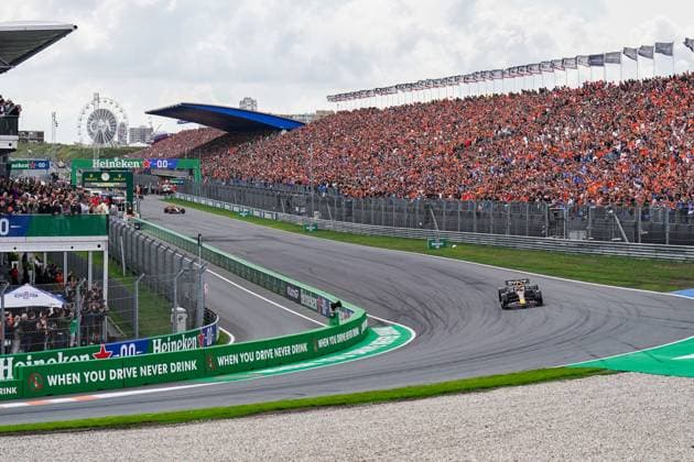 FORMULA 1 DUTCH GRAND PRIX 2023 Max Verstappen 1 (NED), HONDA Red Bull Racing RB19, formation lap, during the FORMULA 1 HEINEKEN DUTCH GRAND PRIX 2023 at CM.com Circuit Zandvoort, Netherlands on 27 August 2023 Editorial Use Only Copyright: xIMAGO EveryxSecondxMediax ESM-0790-0020