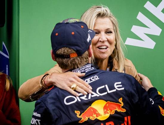 ZANDVOORT - Queen Maxima, Max Verstappen (Red Bull Racing) and King Willem-Alexander after the F1 Grand Prix of the Netherlands at Circuit Zandvoort on August 27, 2023 in Zandvoort, Netherlands. ANP SEM VAN DER WAL F1 Grand Prix of The Netherlands 2023 24 xVIxANPxSportx xxANPxIVx 476461116 originalFilename: 476461116.jpg
