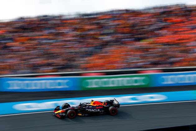 1 Max Verstappen NLD, Oracle Red Bull Racing , F1 Grand Prix of the Netherlands at Circuit Zandvoort on August 27, 2023 in Zandvoort, Netherlands Photo by HOCH ZWEI Zandvoort Netherlands