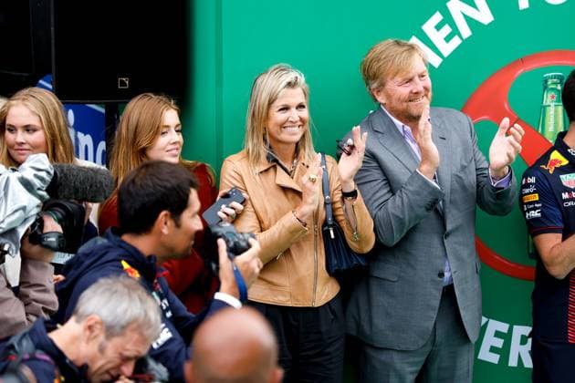 Queen Maxima and King Willem Alexander of the Netherlands, F1 Grand Prix of the Netherlands at Circuit Zandvoort on August 27, 2023 in Zandvoort, Netherlands Photo by HOCH ZWEI Zandvoort Netherlands