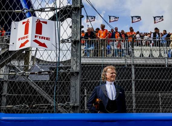 ZANDVOORT - Andre Rieu ahead of the F1 Grand Prix of the Netherlands at Circuit Zandvoort on August 27, 2023 in Zandvoort, Netherlands. ANP REMKO DE WAAL F1 Grand Prix of The Netherlands 2023 24 xVIxANPxSportx xxANPxIVx 476473838 originalFilename: 476473838.jpg