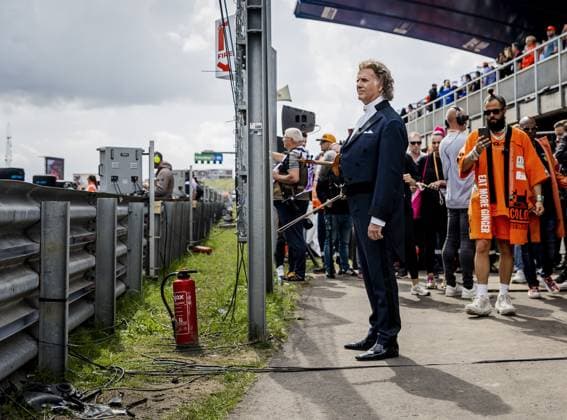 ZANDVOORT - Andre Rieu ahead of the F1 Grand Prix of the Netherlands at Circuit Zandvoort on August 27, 2023 in Zandvoort, Netherlands. ANP REMKO DE WAAL F1 Grand Prix of The Netherlands 2023 24 xVIxANPxSportx xxANPxIVx 476473890 originalFilename: 476473890.jpg