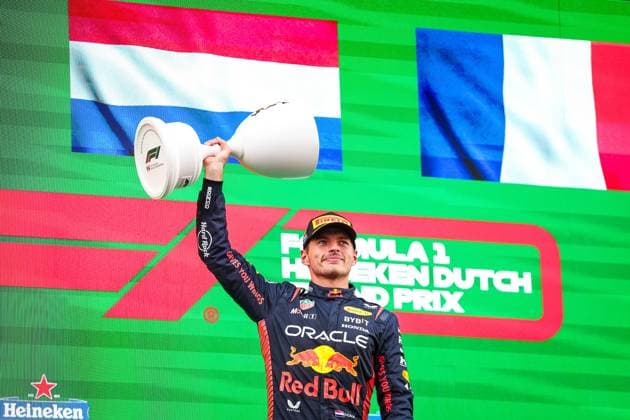 1 Max Verstappen NLD, Oracle Red Bull Racing , F1 Grand Prix of the Netherlands at Circuit Zandvoort on August 27, 2023 in Zandvoort, Netherlands Photo by HOCH ZWEI Zandvoort Netherlands