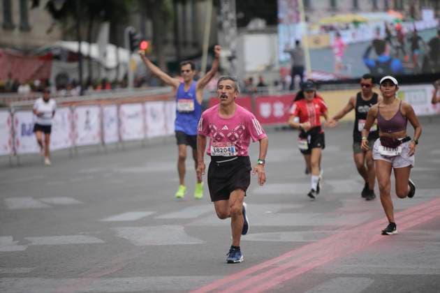 August 28, 2023, Mexico City, Mexico City, Mexico: Runners competing during the Mexico City Marathon Telcel 2023. Mexico City Mexico - ZUMAs310 0302324906st Copyright: xLuisxExSalgadox