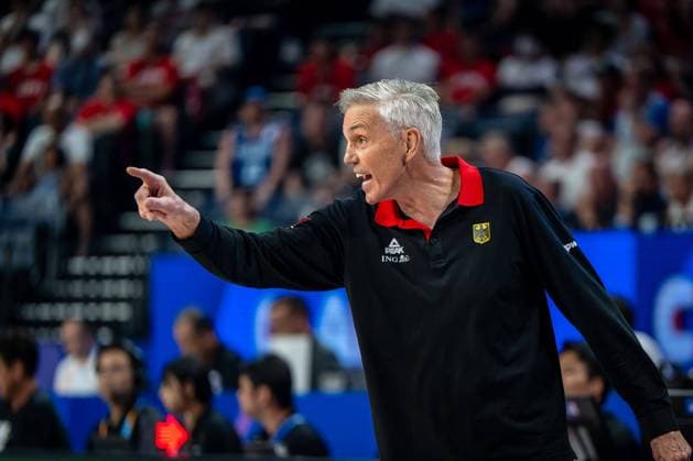 Basketball Okinawa 29 08 2023 FIBA Basketball World Cup 2023 World Championship Men Germany GER Finland FIN Gordon Herbert Germany, national coach