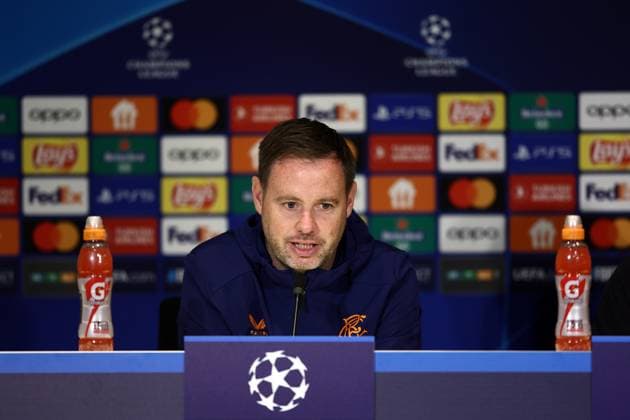 Football, CL Quali, Rangers Glasgow, Press conference