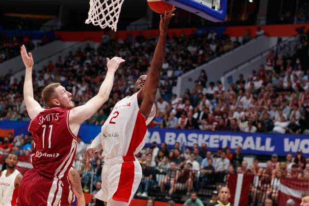 August 29, 2023, Jakarta, Jakarta, Indonesia: JAKARTA, INDONESIA Ã¢â‚¬ AUGUST 29: CanadaÃ¢â‚¬â ¢s Shai Gilgeous-Alexander jump shoot on Canada vs Latvia game during 2023 FIBA Basketball World Cup in Jakarta, Indonesia on August 29 2023. The 2023 FIBA Basketball World Cup will held on August 25 until September 10, 2023 in Jakarta - Indonesia, Manila - Philipines dan Okinawa Ã¢â‚¬ Japan Jakarta Indonesia - ZUMAys1_ 0302388206st Copyright: xSijorixImagesx