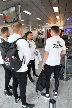SOCCER - UEFA EL, Zrinjski vs LASK, preview LINZ,AUSTRIA,30.AUG.23 - SOCCER - UEFA Europa League, qualification, HSK Zrinjski Mostar vs Linzer ASK, preview, departure LASK. Image shows Sascha Horvath (LASK).  GEPAxpictures xMathiasxMandl