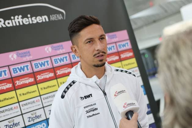 SOCCER - UEFA EL, Zrinjski vs LASK, preview LINZ,AUSTRIA,30.AUG.23 - SOCCER - UEFA Europa League, qualification, HSK Zrinjski Mostar vs Linzer ASK, preview, departure LASK. Image shows Robert Zulj (LASK).  GEPAxpictures xMathiasxMandl