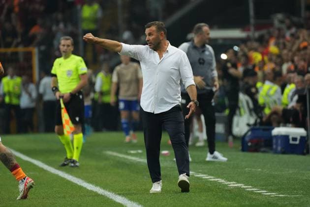 Coach Okan Buruk of Galatasaray during the UEFA Champions League play-offs second leg match between Galatasaray and Molde Fk at RAMS PARK stadium on August 29, 2023 in Istanbul, Turkey. Istanbul Turkey Copyright: xSeskimPhotox Galatasaray-Molde_290823 (118)