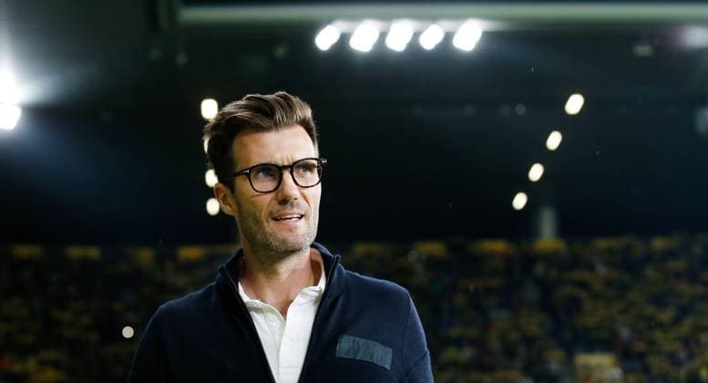 Young Boys Maccabi Haifa coach Raphael Wicky Young Boys 29 08 2023 Wankdorf Stadion Bern , SWITZERLAND, season 2023 2024 football UEFA Champions League qualifier second leg BSC Young Boys Bern Maccabi Haifa coach Raphael Wicky Young Boys