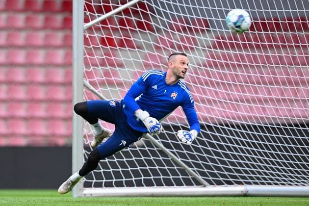 UEFA Europa League play-offs: Dinamo Zagreb training session Danijel Zagorac of Dinamo Zagreb during the training session at Letna Stadium in Prague, Czech Republic, on August 30, 2023. ahead of the UEFA Europa League playoff 2nd match between Sparta Praha and Dinamo Zagreb. MarkoxLukunic PIXSELL