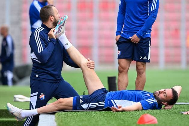 Football, EL Quali, Dinamo Zagreb Training and Press Conference