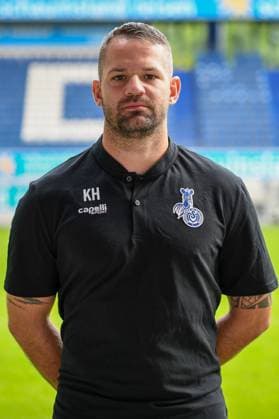 Goalkeeper coach Kai Hanysek MSV Duisburg women GER, Football, MSV Duisburg women team presentation season 2023 24, 28 08 2023 DFL DFB REGULATES PROHIBIT ANY USE OF PHOTOGRAPHS AS IMAGE SEQUENCES AND OR QUASI VIDEO GER, Football, MSV Duisburg women team presentation season 2023 24, 28 08 2023 Duisburg Copyright: xEibner-Pressefoto ThomasxThienelx EP_TTL