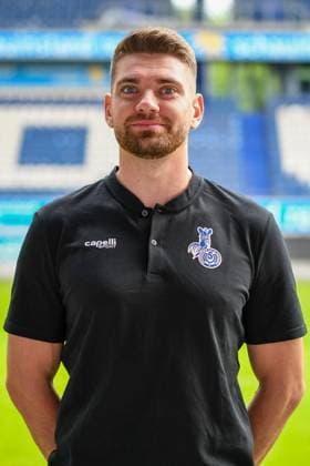 Physiotherapist Danijel Barukcic MSV Duisburg GER, Football, MSV Duisburg Women Team Presentation Season 2023 24, 28 08 2023 DFL DFB REGULATES PROHIBIT ANY USE OF PHOTOGRAPHS AS IMAGE SEQUENCES AND OR QUASI VIDEO GER, Football, MSV Duisburg Women Team Presentation Season 2023 24, 28 08 2023 Duisburg Copyright: xEibner-Pressefoto ThomasxThienelx EP_TTL