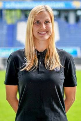 Teamaerztin Svenja Petersen MSV Duisburg Frauen GER, Football, MSV Duisburg Frauen Teampraesentation Saison 2023 24, 28 08 2023 DFL DFB REGULATIONS PROHIBIT ANY USE OF PHOTOGRAPHS AS IMAGE SEQUENCES AND OR QUASI VIDEO GER, Football, MSV Duisburg Frauen Teampraesentation Saison 2023 24, 28 08 2023 Duisburg Copyright: xEibner-Pressefoto ThomasxThienelx EP_TTL