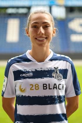 Julia Kappenberger MSV Duisburg women GER, Football, MSV Duisburg women team presentation season 2023 24, 28 08 2023 DFL DFB REGULATES PROHIBIT ANY USE OF PHOTOGRAPHS AS IMAGE SEQUENCES AND OR QUASI VIDEO GER, Football, MSV Duisburg women team presentation season 2023 24, 28 08 2023 Duisburg Copyright: xEibner-Pressefoto ThomasxThienelx EP_TTL