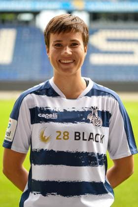 Alexandra Emmerling MSV Duisburg women GER, Football, MSV Duisburg women team presentation season 2023 24, 28 08 2023 DFL DFB REGULATES PROHIBIT ANY USE OF PHOTOGRAPHS AS IMAGE SEQUENCES AND OR QUASI VIDEO GER, Football, MSV Duisburg women team presentation season 2023 24, 28 08 2023 Duisburg Copyright: xEibner-Pressefoto ThomasxThienelx EP_TTL