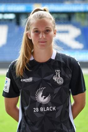 Goalkeeper Jill Frehse MSV Duisburg Women GER, Soccer, MSV Duisburg Women Team Presentation Season 2023 24, 28 08 2023 DFL DFB REGULATES PROHIBIT ANY USE OF PHOTOGRAPHS AS IMAGE SEQUENCES AND OR QUASI VIDEO GER, Soccer, MSV Duisburg Women Team Presentation Season 2023 24, 28 08 2023 Duisburg Copyright: xEibner-Pressefoto ThomasxThienelx EP_TTL