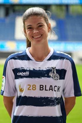 Kaitlyn Prior Parcell MSV Duisburg Women GER, Football, MSV Duisburg Women Team Presentation Season 2023 24, 28 08 2023 DFL DFB REGULATES PROHIBIT ANY USE OF PHOTOGRAPHS AS IMAGE SEQUENCES AND OR QUASI VIDEO GER, Football, MSV Duisburg Women Team Presentation Season 2023 24, 28 08 2023 Duisburg Copyright: xEibner-Pressefoto ThomasxThienelx EP_TTL
