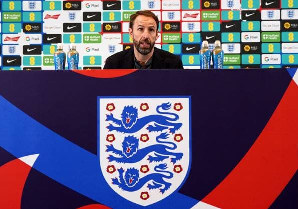Football, Euro Quali, England National Team Press Conference with National Coach Gareth Southgate
