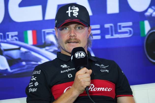 BOTTAS Valtteri (fin), Alfa Romeo F1 Team Stake C43, portrait during the 2023 Formula 1 Pirelli Grand Premio d™Italia Grand Prix, 14th round of the 2023 Formula One World Championship, WM, Weltmeisterschaft from September 1 to 3, 2023 on the Autodromo Nazionale di Monza, in Monza, Italy - F1 - ITALIAN GRAND PRIX 2023 DPPI Panoramic  00123032_EAR34941
