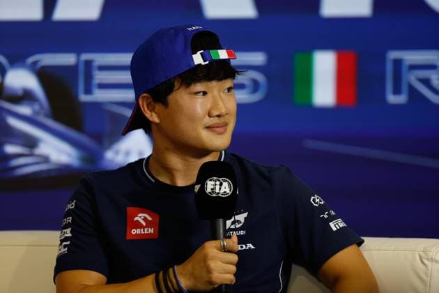 22 Yuki Tsunoda JPN, Scuderia AlphaTauri , F1 Grand Prix of Italy at Autodromo Nazionale Monza on August 31, 2023 in Monza, Italy Photo by HOCH ZWEI Monza Italy