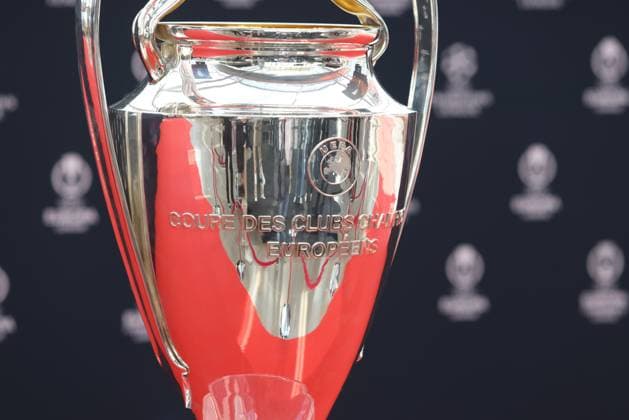 The Champions League Trophy during the European Club Football Season Kick-off 2023 24 on 31 August 2023 at Grimaldi Forum, Monaco . Photo Nderim KACELI  Copyright: xNderimxKaceli IPAxSportx xipa-agx xx 0 IPA_IPA39968976