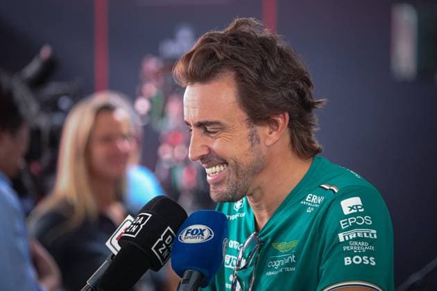 14 Fernando Alonso, (ESP) Aramco Aston Martin Mercedes during the Italian GP, Monza 31 August-3 September 2023 Formula 1 World Championship, WM, Weltmeisterschaft 2023.  Copyright: xFedericoxBasilex xIPAx xipa-agenx xFedericoxBasilex 0 IPA_IPA39969507